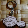 Keyring Tahiti island - Souvenirs of Polynesia on line | Ventanou