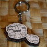 Keyring Tahiti island - Souvenirs of Polynesia on line | Ventanou