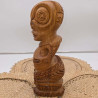 Tiki Warrior in Teak from Marquesas Islands – Unique Craft | Ventanou