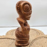 Tiki Warrior in Teak from Marquesas Islands – Unique Craft | Ventanou