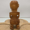 Tiki Warrior in Teak from Marquesas Islands – Unique Craft | Ventanou