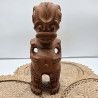 Tiki Warrior in Teak from Marquesas Islands – Unique Craft | Ventanou