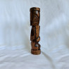 Marquesan Tiki King - Rosewood Carving Art from Polynésia Ventanou