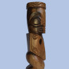 Marquesan Tiki King - Rosewood Carving Art from Polynésia Ventanou