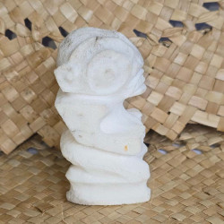 Tiki en Corail de Tahuata - vente d'Art Polynésien en ligne | Ventanou