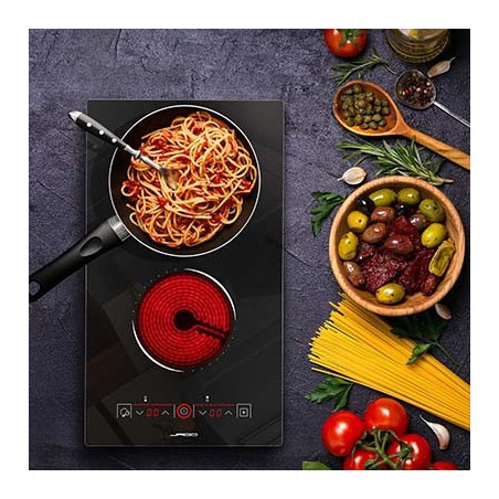 2-burner vitroceramic cooktop, compact and powerful | Ventanou