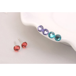 Boucles d'oreilles Clous multicolore livrées chez vous