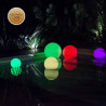 Luminaires Piscine La Réunion : Boule lumineuse exterieure multicolore