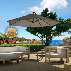 Offset tiltable garden umbrella | Ventanou