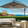 Offset tiltable garden umbrella | Ventanou