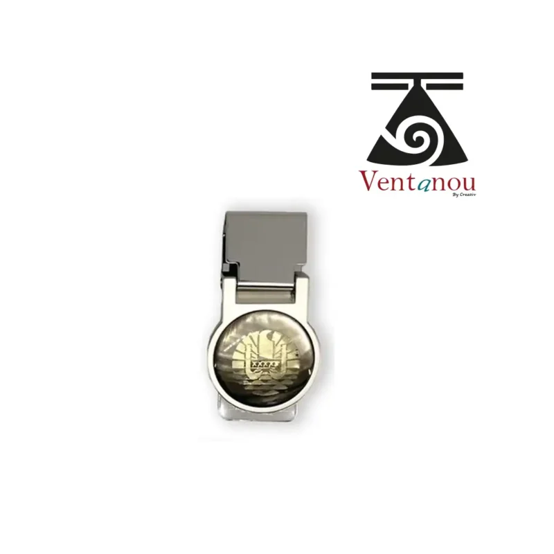 pince-a-billet-en-nacre-de-tahiti-drapeau-polynesien Pince à billet - Money clip drapeau tahitien