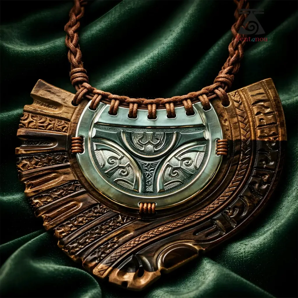 Polynesian Art Gallery 4 polynesian mother of pearl necklace