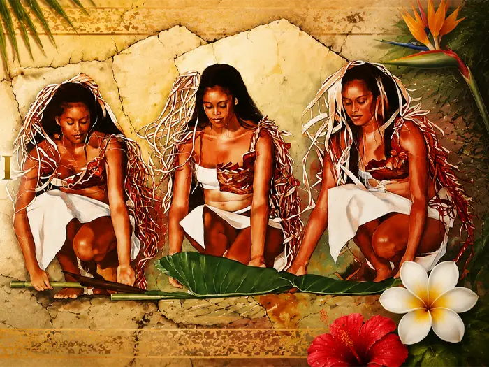 How to Use Monoï de Tahiti on Your Face, Body, and Hair 2 Applying monoi oil to the skin as part of a body care routine