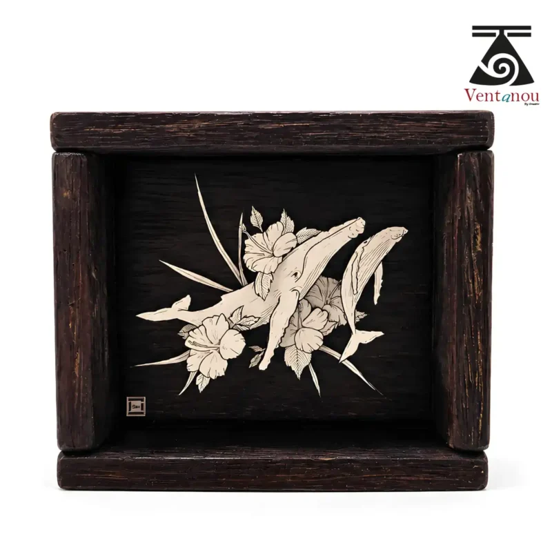 boite-baleine-hibiscus-3d Layered Polynesian Art – Between Mother and Earth