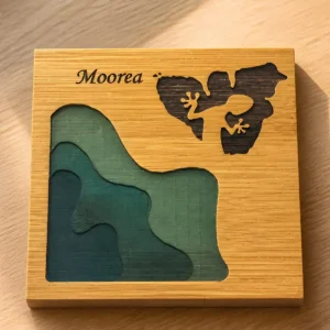 dessous-de-verre-bambou-et-resine-moorea Polynesian Wood & Resin Coasters