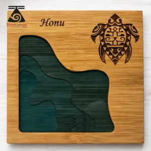 dessous-de-verre-bambou-et-resine-tortue Polynesian Wood & Resin Coasters