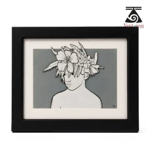 tableau-enfant-polynesien-tamarii-3d Polynesian child portrait